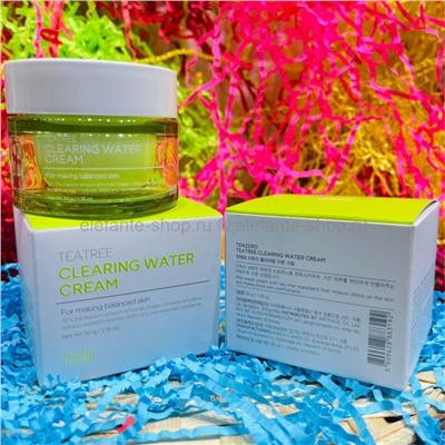 Укрепляющий крем с экстрактом чайного дерева TENZERO Teatree Clearing Water Cream 50g (125)