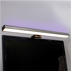 Светильник для экрана "Люмис" LED 5Вт 3000К-6000К RGB 201Лм Ra85 USB черный 10,4х6,5х40см