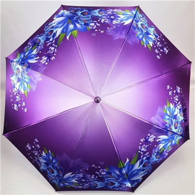 Зонт-трость женский DINIYA арт.979 полуавт 24(60см)Х8К