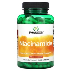 Swanson Ниацинамид - 250 мг - 250 капсул - Swanson