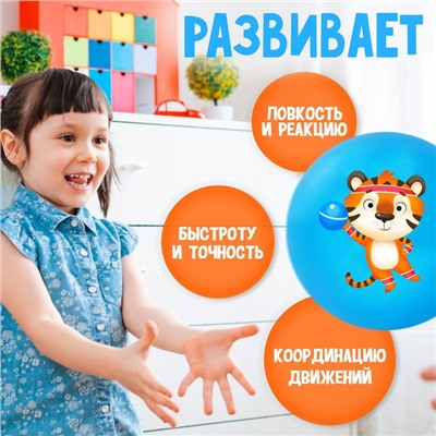 Мяч детский ZABIAKA, d=22 см, 60 г, цвет МИКС