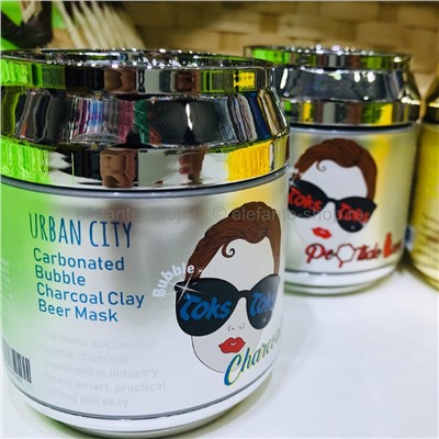 Пузырьковая маска Urban City Carbonated Bubble Charcoal Clay Beer Mask (125)