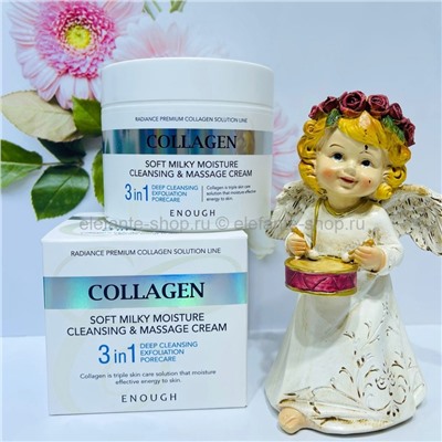 Крем с коллагеном Enough Collagen Hydro Moisture Cleansing & Massage Cream 300g (125)