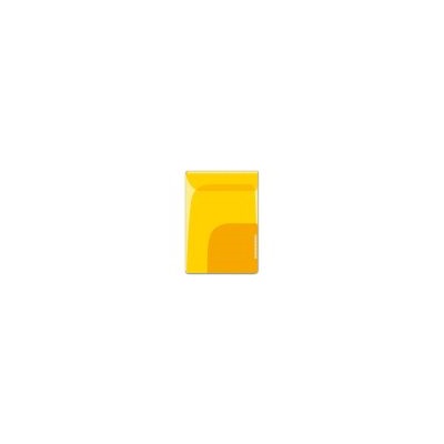 Папка-уголок для заметок 8.5х12 см 46731 Желтый+оранжевый 2 отд., липкий слой (набор 2 шт.)