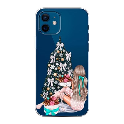 Силиконовый чехол New Year на iPhone 12