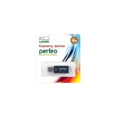 32Gb Perfeo E01 Black Economy Series USB 2.0 (PF-E01B032ES)