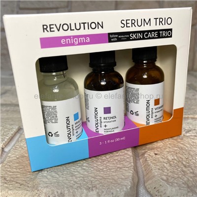 Набор из трёх сывороток с витаминами и кислотами Revolution Enigma Serum Trio (106)