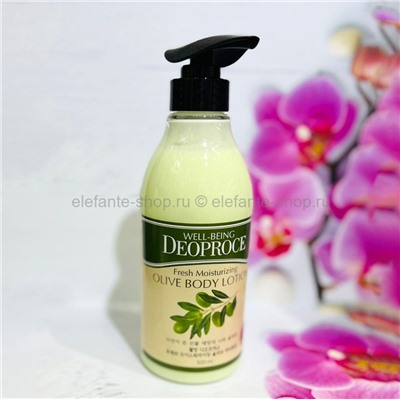 Лосьон для тела с оливой Deoproce Fresh Moisturizing Olive Body Lotion 500ml (78)