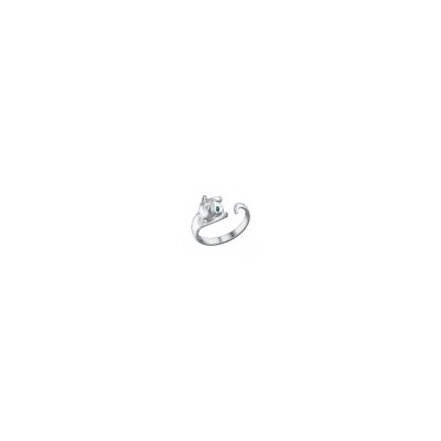 Кольцо из серебра с фианитами, 94011327