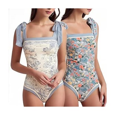Reversible Floral Sexy One Piece Bathing Suit for Women One Piece Swimsuit Womens One Piece Swimsuits Womens Swimsuits