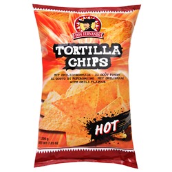 Хрустящие начо со вкусом чили Don Fernando Tortilla chips with chili flavou 200 гр