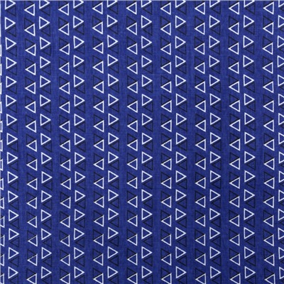 Ткань на отрез бязь плательная 150 см 9962/4 цвет синий