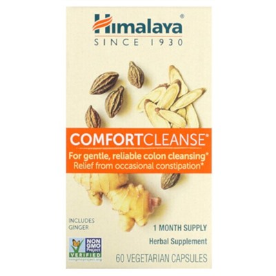 Himalaya Comfort Cleanse, 60 вегетарианских капсул