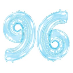 Шар фольгированный 40 «Цифра 6/9», голубой, Pastel Blue