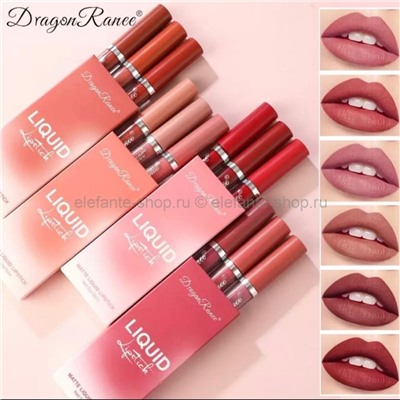 Набор блесков для губ Dragon Rance Matte Liquid Lipstick #D (106)