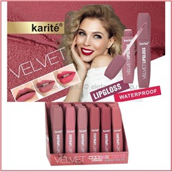 Набор жидких матовых помад Karite Velvet Lipgloss (106)