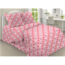 Постельное  белье в  детскую кроватку из  поплина    Набор поплин 045 розовый