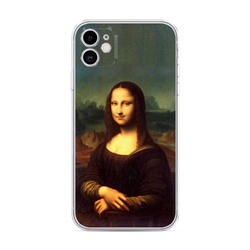 Силиконовый чехол Мона Лиза на iPhone 11