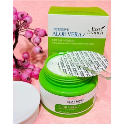 Крем для лица с экстрактом алоэ вера Eco Branch Intensive Aloe Vera Cream 100g (125)