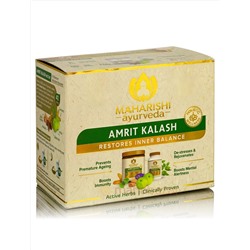 Аюрведический комплекс Амрит Калаш, 60 таб + 600 г, производитель Махариши Аюрведа; Amrit Kalash, 60 tabs + 600 g, Maharishi Ayurveda
