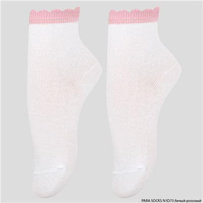 Носки детские Para Socks (N1D73) белый/розовый