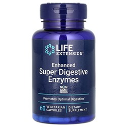 Life Extension Усиленные супер ферменты для пищеварения - 60 вегетарианских капсул - LifeExtension