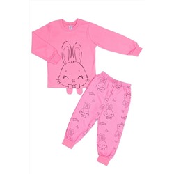 Пижама для девочки BK0976PJD темно-розовый