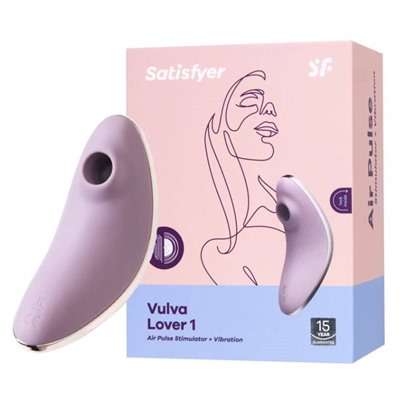 Satisfyer Вакуумно-волновой клиторальный вибростимулятор Vulva Lover 1 (violet)