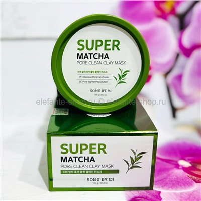 Очищающая глиняная маска Some By Mi Super Matcha Pore Clean 100g (78)