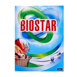 Стиральный порошок,  Biostar, ручная стирка, 450 гр
