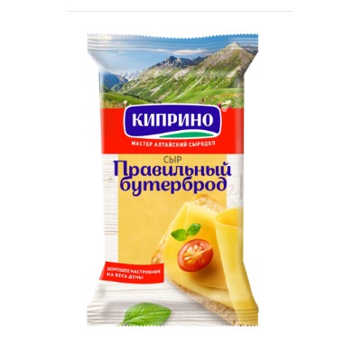 Сыр  Правильный бутерброд, фас.180 гр