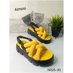 Женские сандалии N025-30 желтые