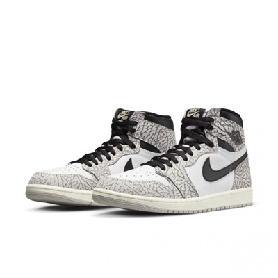 Кроссовки мужские Jordan 1 Retro High OG White Cement, Nike