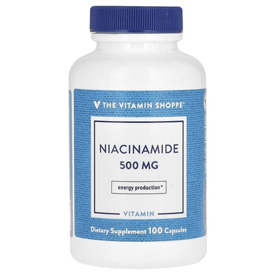 The Vitamin Shoppe Niacinamide, 500 mg, 100 Capsules