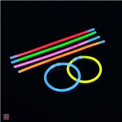 Набор флюоресцентые неоновые палочки, 6 цветов