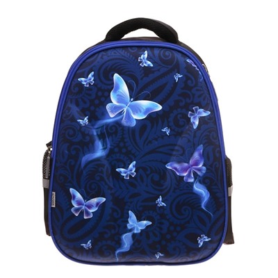 Рюкзак каркасный школьный Calligrata Butterfly, 39 х 30 х 14 см