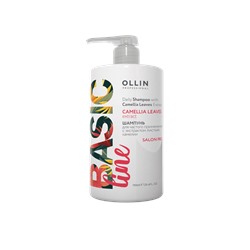 OLLIN BASIC LINE Шампунь для частого применения с экстрактом листьев камелии 750мл/ Daily Shampoo w