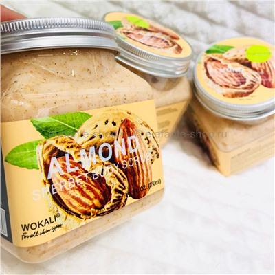 Скраб для тела Wokali Almond Sherbet Body Scrub (125)