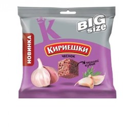 «Кириешки Big Size», сухарики «Чеснок пшеничные», 80 гр. KDV