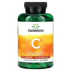 Swanson Витамин C с Шиповником - 1000 мг - 250 таблеток - Swanson