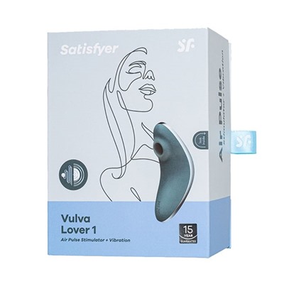 Satisfyer Вакуумно-волновой клиторальный вибростимулятор Vulva Lover 1 (blue)