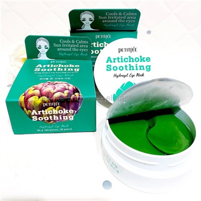 Патчи с артишоком PETITFÉE ARTICHOKE SOOTHING Hydrogel Eye Mask (51)