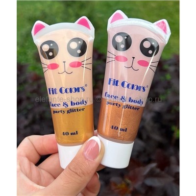 Кремовый хайлайтер FIT COLORS Face and Body Party Glitter 40ml