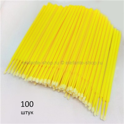 Одноразовые мини-аппликаторы Yellow Mini Applicators 100 штук