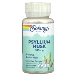 Solaray Псиллиум (Скорлупа плодов) - 525 мг - 100 вегетарианских капсул - Solaray