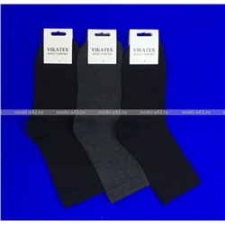 VIKATEX носки мужские с лайкрой арт. 1ВС1 черные