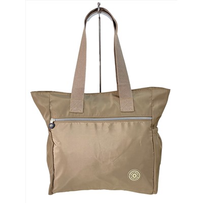 Женская сумка из водонепромокаемой ткани, цвет песочный
