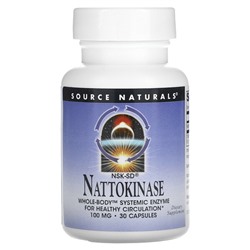 Source Naturals NSK-SD Наттокиназа - 100 мг - 30 капсул - Source Naturals