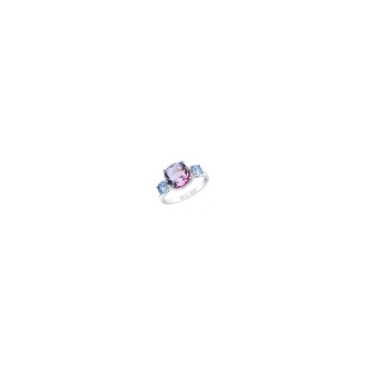 Кольцо из серебра с ситаллом и фианитами, 92011718