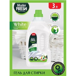 Гель для стирки Master Fresh White, 3л